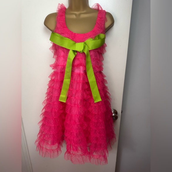 Unique Vintage Dresses & Skirts - Smak Parlour X Unique Vintage1960s Hot Pink Bow Cupcake EmpireWaist Dress NWOT M